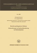 Cover-Bild Berechnung längsstarrer Rahmen / Untersuchungen zur Beulwertberechnung von Rechteckplatten