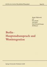 Cover-Bild Berlin — Hauptstadtanspruch und Westintegration