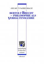 Cover-Bild Bertolt Brecht ‒ Philosophie als Verhaltenslehre