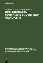 Cover-Bild Berührungen zwischen Physik und Ökonomie