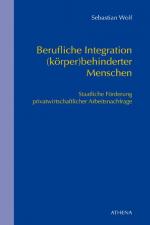 Cover-Bild Berufliche Integration (körper)behinderter Menschen