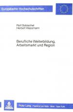 Cover-Bild Berufliche Weiterbildung, Arbeitsmarkt und Region