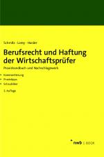 Cover-Bild Berufsrecht und Haftung der Wirtschaftsprüfer