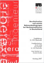 Cover-Bild Berufssituation und soziale Rahmenbedingungen bei Rechtsanwältinnen in Deutschland