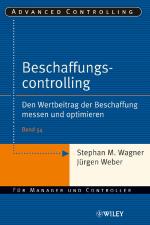 Cover-Bild Beschaffungscontrolling