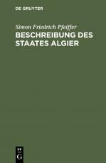 Cover-Bild Beschreibung des Staates Algier