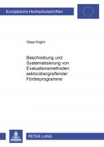 Cover-Bild Beschreibung und Systematisierung von Evaluationsmethoden sektorübergreifender Förderprogramme