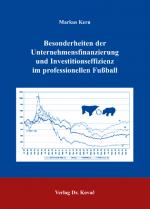 Cover-Bild Besonderheiten der Unternehmensfinanzierung und Investitionseffizienz im professionellen Fußball