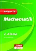 Cover-Bild Besser in Mathematik - Realschule 7. Klasse