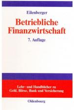 Cover-Bild Betriebliche Finanzwirtschaft