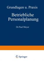 Cover-Bild Betriebliche Personalplanung