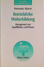 Cover-Bild Betriebliche Weiterbildung