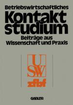 Cover-Bild Betriebswirtschaftliches Kontaktstudium