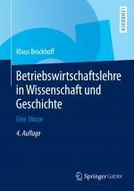 Cover-Bild Betriebswirtschaftslehre in Wissenschaft und Geschichte