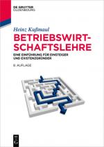 Cover-Bild Betriebswirtschaftslehre