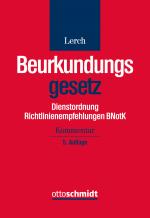 Cover-Bild Beurkundungsgesetz. Dienstordnung Richtlinienempfehlungen BNotK