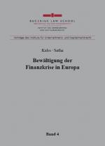 Cover-Bild Bewältigung der Finanzkrise in Europa