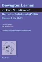 Cover-Bild Bewegtes Lernen im Fach Sozialkunde / Gemeinschaftskunde / Politik