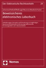 Cover-Bild Beweissicheres elektronisches Laborbuch