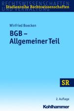 Cover-Bild BGB - Allgemeiner Teil