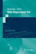 Cover-Bild BGB Allgemeiner Teil