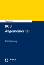 Cover-Bild BGB Allgemeiner Teil