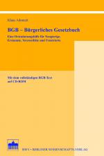 Cover-Bild BGB - Bürgerliches Gesetzbuch