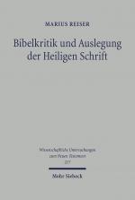 Cover-Bild Bibelkritik und Auslegung der Heiligen Schrift