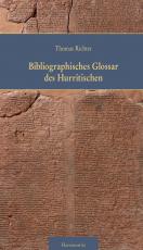 Cover-Bild Bibliographisches Glossar des Hurritischen (BGH)