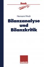 Cover-Bild Bilanzanalyse und Bilanzkritik