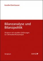 Cover-Bild Bilanzanalyse und Bilanzpolitik