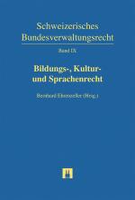 Cover-Bild Bildungs-, Kultur- und Sprachenrecht