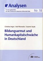 Cover-Bild Bildungsarmut und Humankapitalschwäche in Deutschland