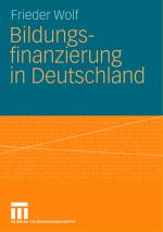 Cover-Bild Bildungsfinanzierung in Deutschland