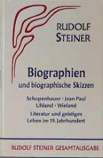 Cover-Bild Biographien und biographische Skizzen 1894-1905