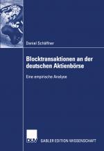 Cover-Bild Blocktransaktionen an der deutschen Aktienbörse