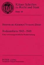 Cover-Bild Bodenreform 1945-1949