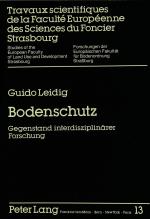 Cover-Bild Bodenschutz