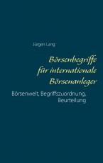 Cover-Bild Börsenbegriffe für internationale Börsenanleger