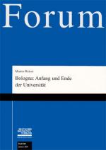 Cover-Bild Bologna: Anfang und Ende der Universität