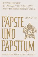 Cover-Bild Bonifaz VIII. (1294–1303)