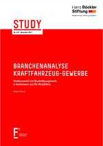 Cover-Bild Branchenanalyse Kraftfahrzeug-Gewerbe