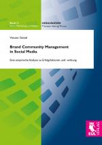 Cover-Bild Brand Community Management in Social Media