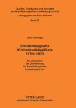 Cover-Bild Brandenburgische Kirchenbuchduplikate 1794-1874