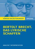 Cover-Bild Brecht. Das lyrische Schaffen