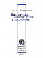 Cover-Bild Brennpunkte neuzeitlicher Philosophie