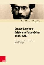 Cover-Bild Briefe und Tagebücher 1884–1900