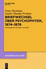 Cover-Bild Briefwechsel über Psychophysik, 1874–1878