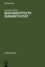 Cover-Bild Buchgestützte Subjektivität