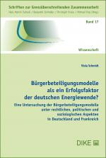 Cover-Bild Bürgerbeteiligungsmodelle als ein Erfolgsfaktor der deutschen Energiewende?